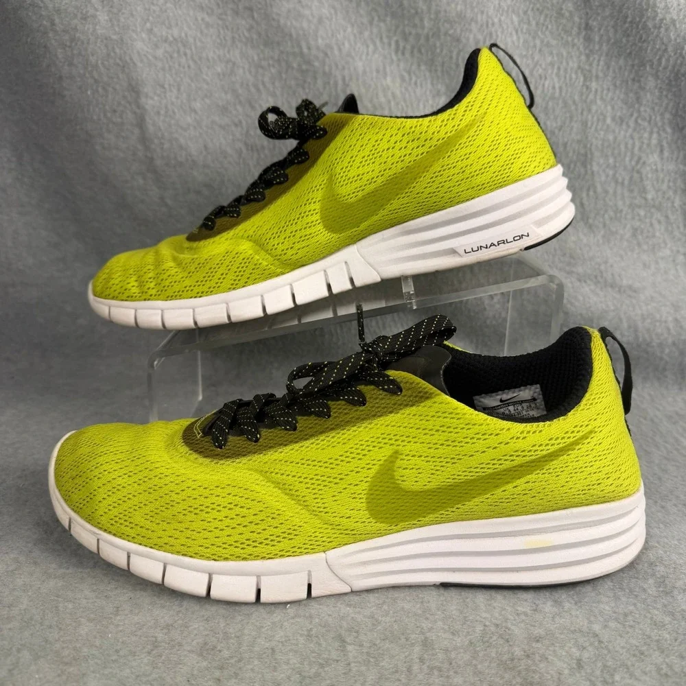 Nike Paul Rodriguez Volt Lunarlon Mens 10.5 Volt Yellow Skateboarding Streetwear